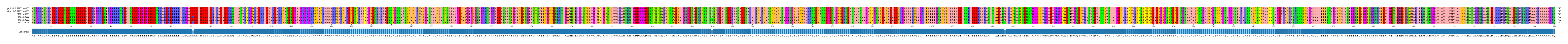 Multiple Alignments (by translate haplotype frequency)
