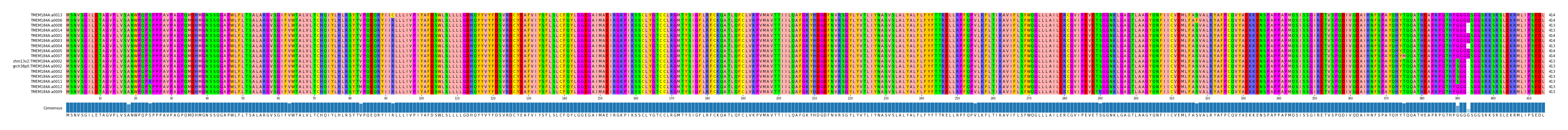 Multiple Alignments (by translate haplotype similarity)