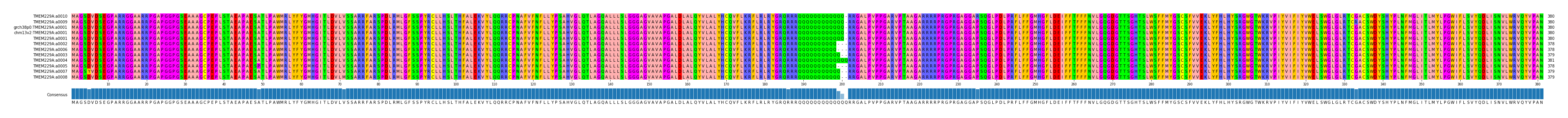 Multiple Alignments (by translate haplotype similarity)