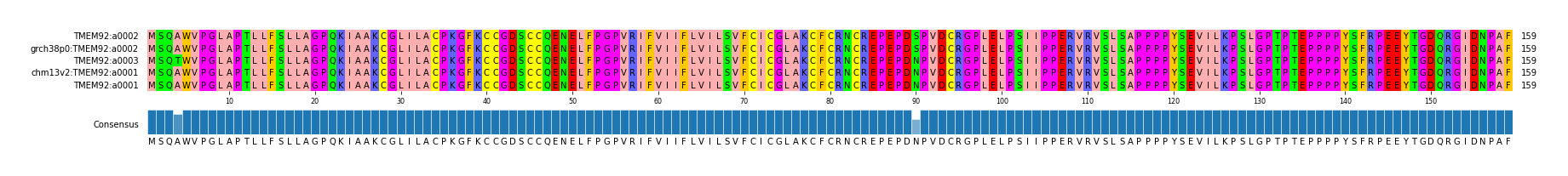 Multiple Alignments (by translate haplotype similarity)
