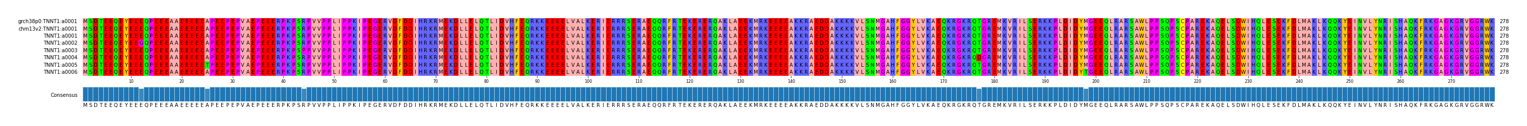 Multiple Alignments (by translate haplotype frequency)