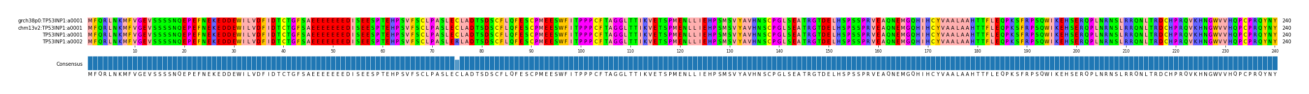 Multiple Alignments (by translate haplotype similarity)
