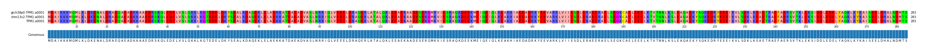 Multiple Alignments (by translate haplotype similarity)