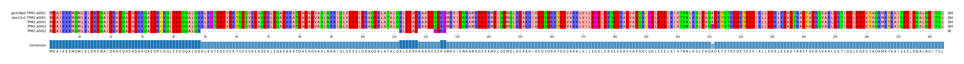 Multiple Alignments (by translate haplotype similarity)