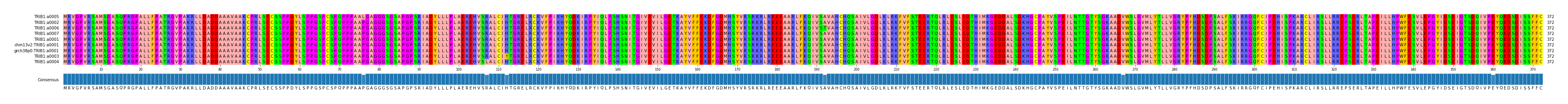 Multiple Alignments (by translate haplotype similarity)