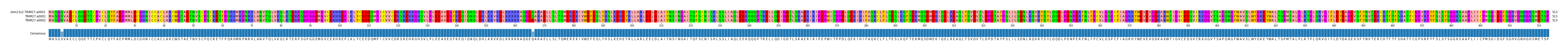 Multiple Alignments (by translate haplotype frequency)