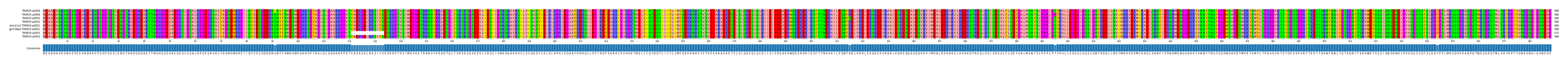 Multiple Alignments (by translate haplotype similarity)