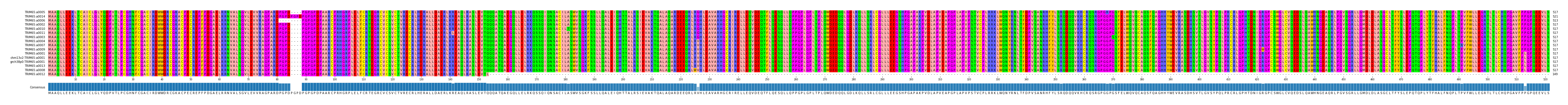 Multiple Alignments (by translate haplotype similarity)
