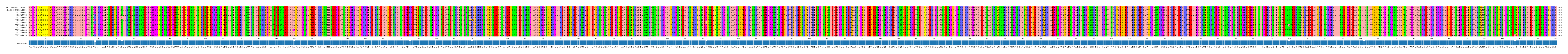 Multiple Alignments (by translate haplotype frequency)