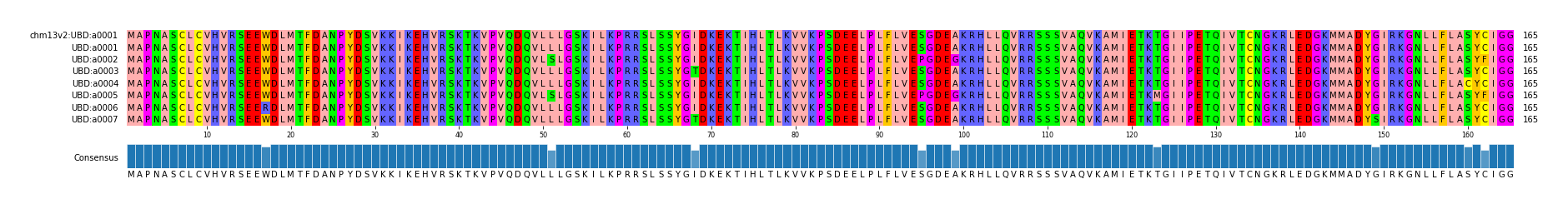 Multiple Alignments (by translate haplotype frequency)