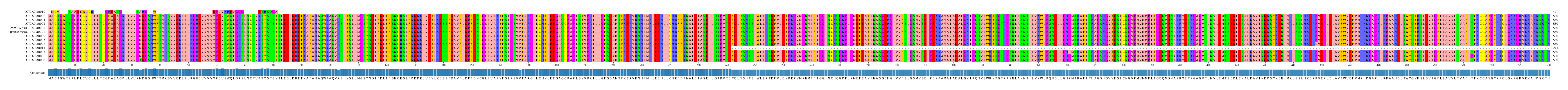 Multiple Alignments (by translate haplotype similarity)