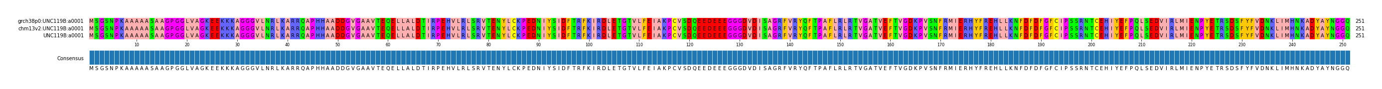 Multiple Alignments (by translate haplotype similarity)