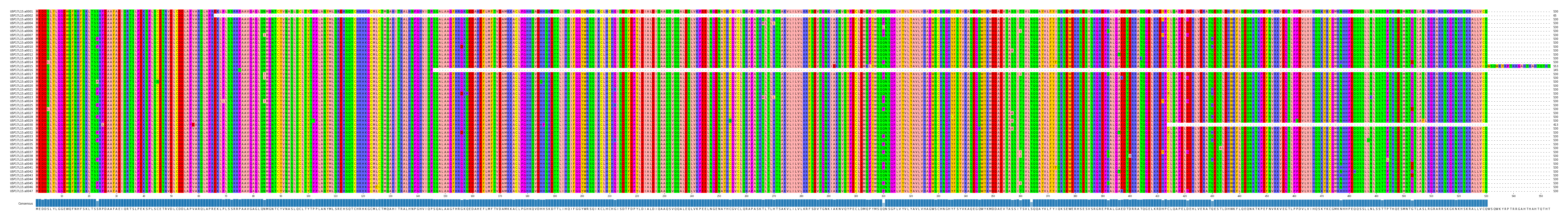 Multiple Alignments (by translate haplotype frequency)