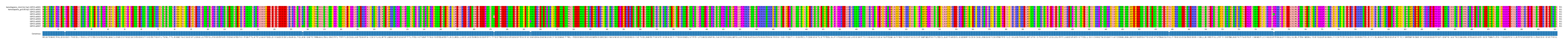 Multiple Alignments (by translate haplotype frequency)