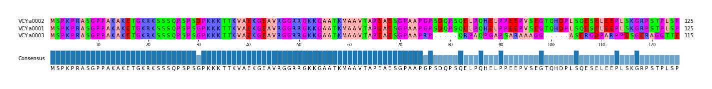 Multiple Alignments (by translate haplotype similarity)