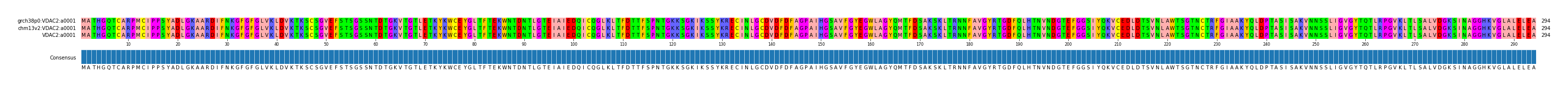 Multiple Alignments (by translate haplotype similarity)