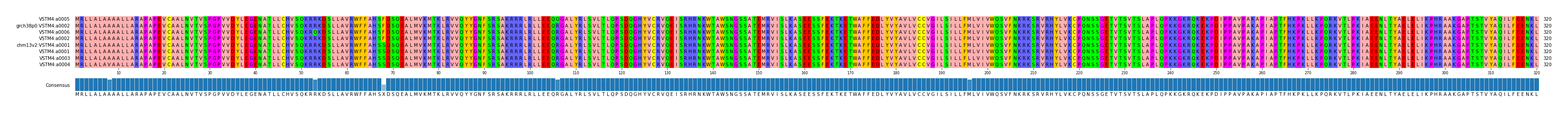 Multiple Alignments (by translate haplotype similarity)