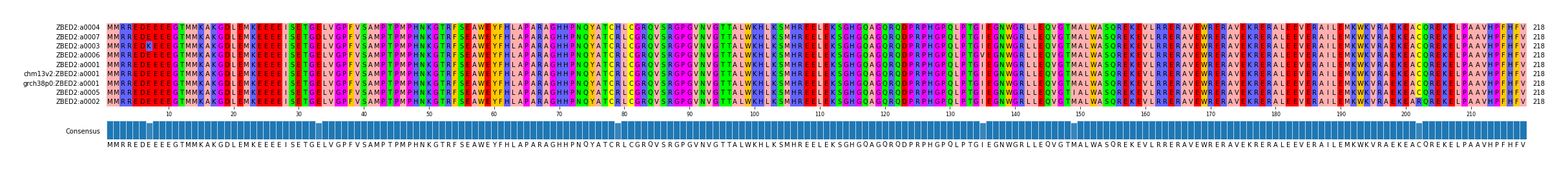 Multiple Alignments (by translate haplotype similarity)