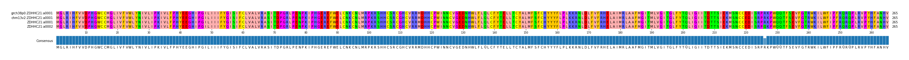 Multiple Alignments (by translate haplotype similarity)