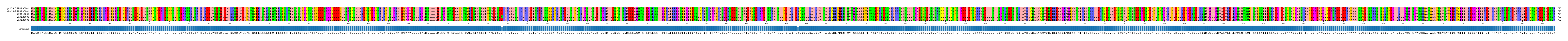 Multiple Alignments (by translate haplotype frequency)