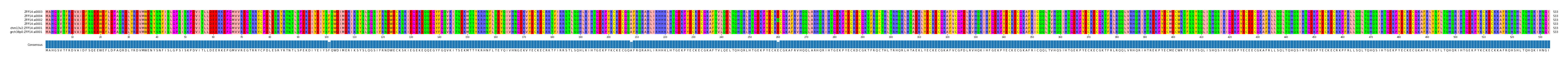 Multiple Alignments (by translate haplotype similarity)