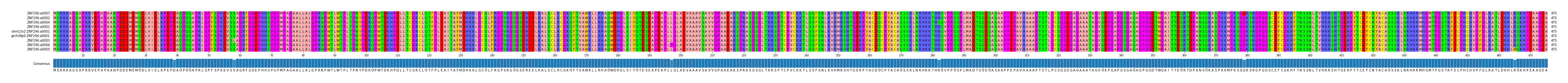 Multiple Alignments (by translate haplotype similarity)