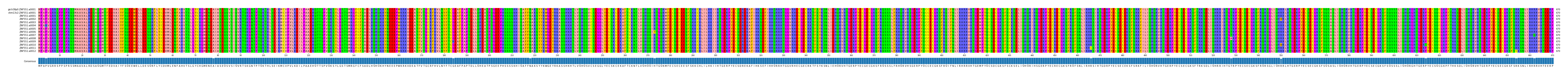 Multiple Alignments (by translate haplotype frequency)