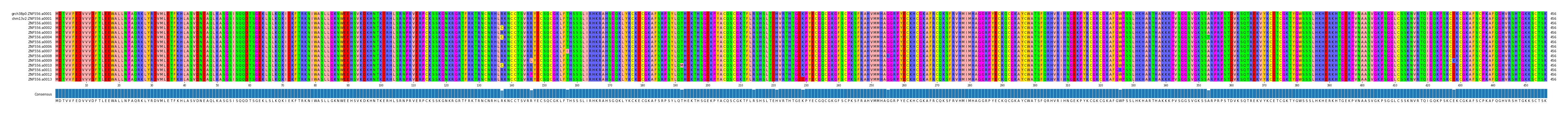 Multiple Alignments (by translate haplotype frequency)