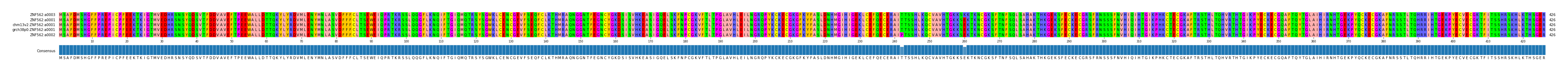 Multiple Alignments (by translate haplotype similarity)
