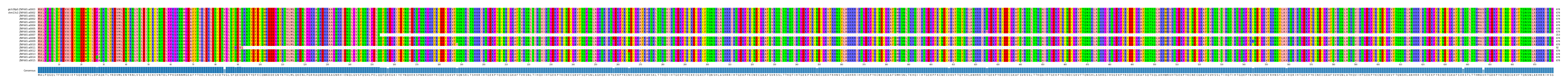 Multiple Alignments (by translate haplotype frequency)