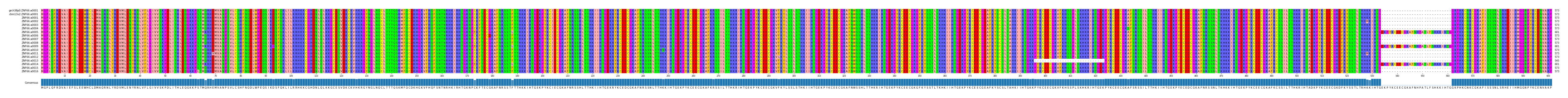 Multiple Alignments (by translate haplotype frequency)