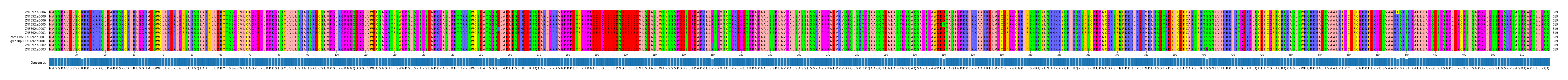 Multiple Alignments (by translate haplotype similarity)