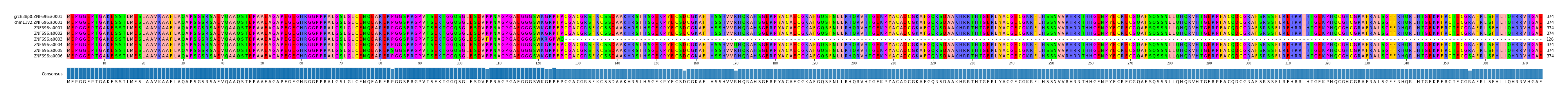 Multiple Alignments (by translate haplotype frequency)