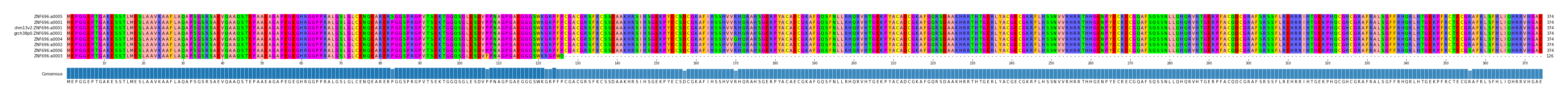 Multiple Alignments (by translate haplotype similarity)